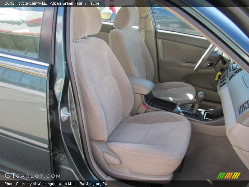 Aspen Green Pearl / Taupe 2002 Toyota Camry LE