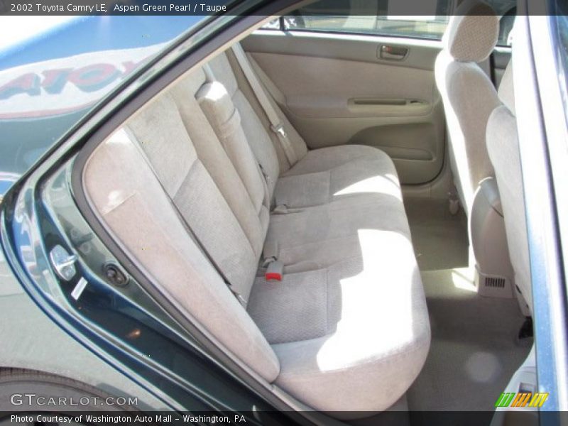 Aspen Green Pearl / Taupe 2002 Toyota Camry LE