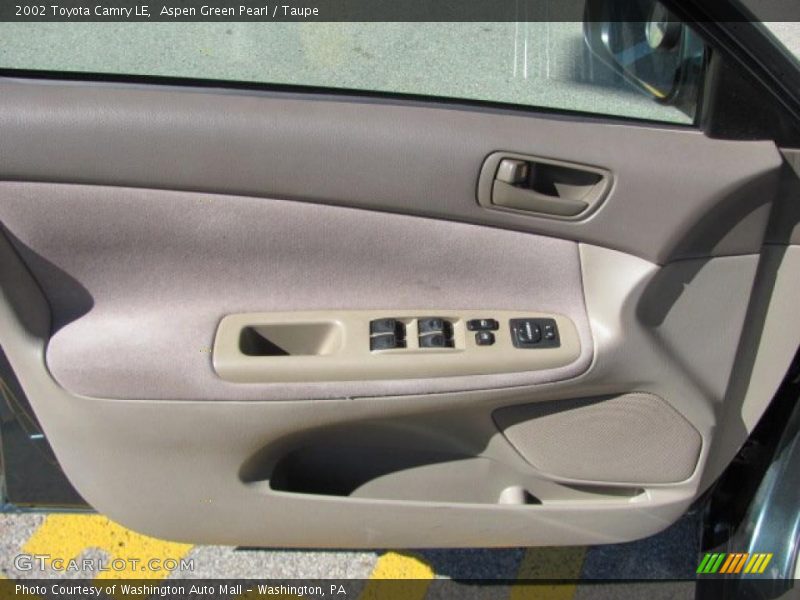 Aspen Green Pearl / Taupe 2002 Toyota Camry LE
