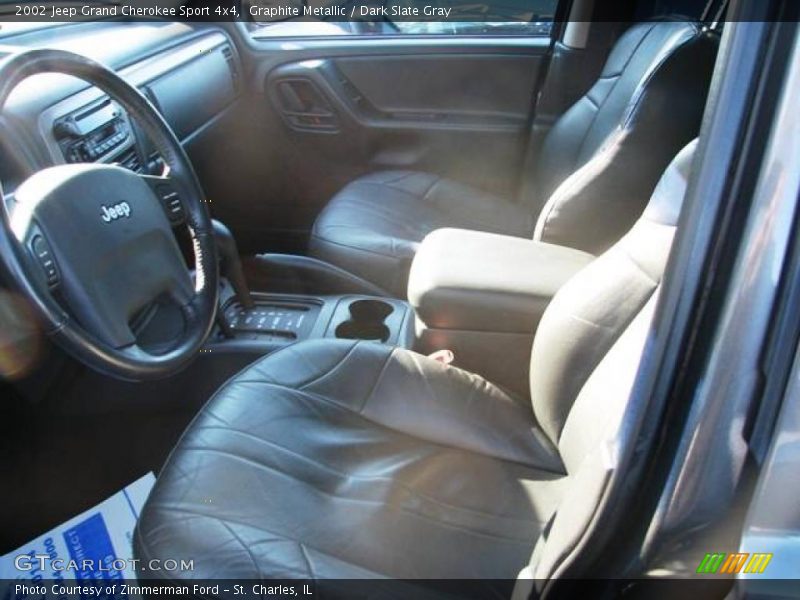 Graphite Metallic / Dark Slate Gray 2002 Jeep Grand Cherokee Sport 4x4