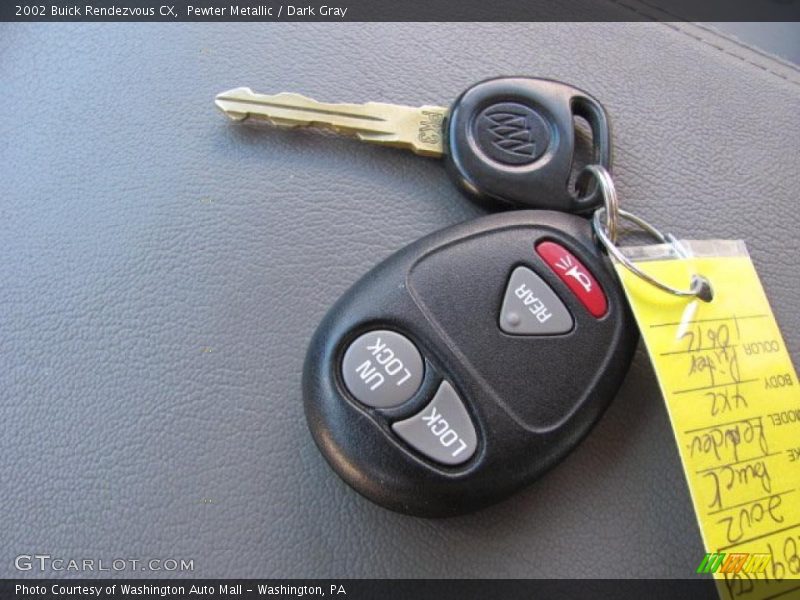 Pewter Metallic / Dark Gray 2002 Buick Rendezvous CX
