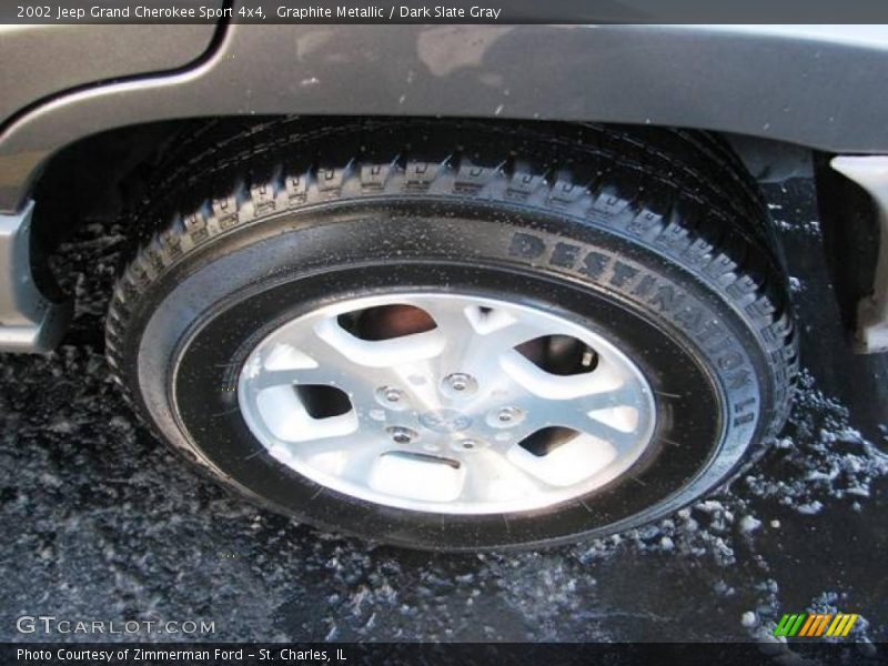 Graphite Metallic / Dark Slate Gray 2002 Jeep Grand Cherokee Sport 4x4