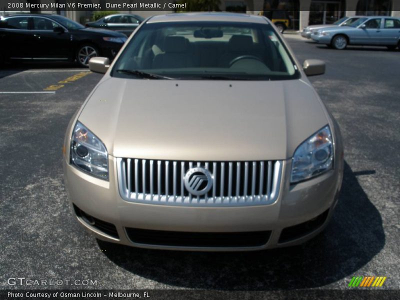 Dune Pearl Metallic / Camel 2008 Mercury Milan V6 Premier