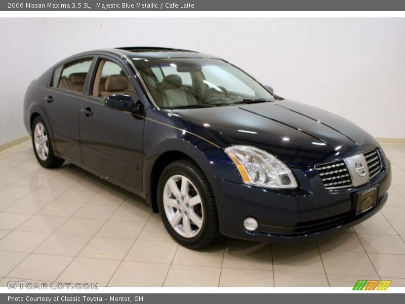 Majestic Blue Metallic / Cafe Latte 2006 Nissan Maxima 3.5 SL