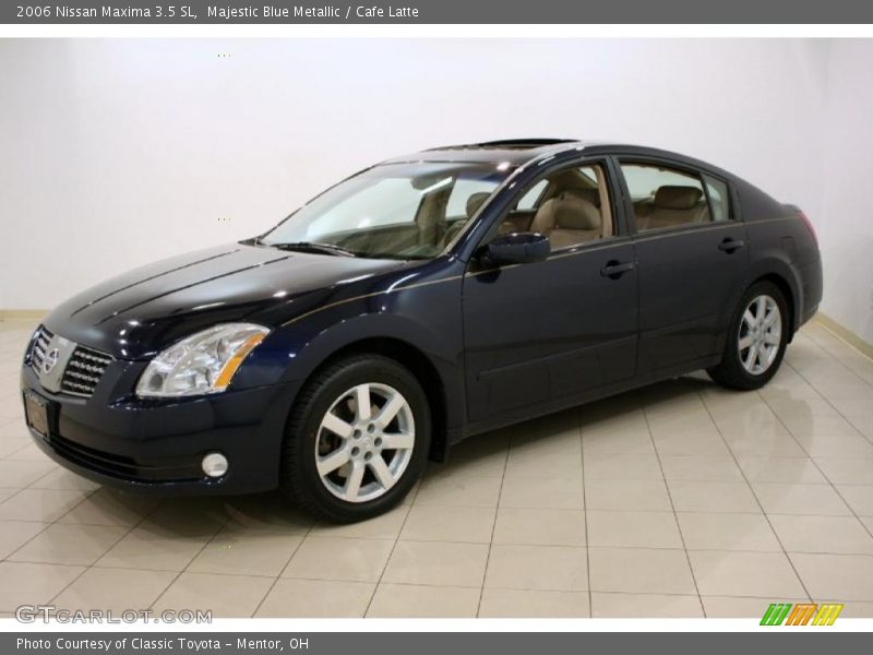 Majestic Blue Metallic / Cafe Latte 2006 Nissan Maxima 3.5 SL