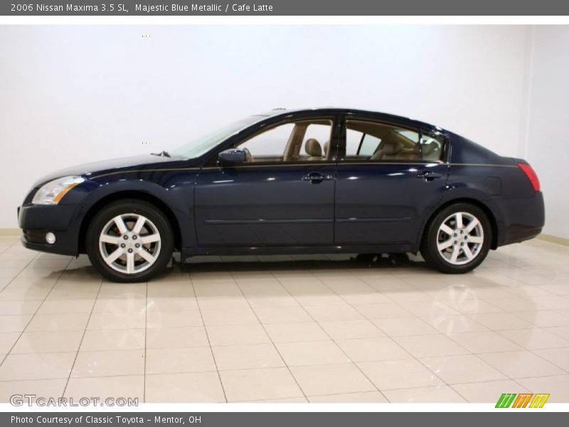 Majestic Blue Metallic / Cafe Latte 2006 Nissan Maxima 3.5 SL