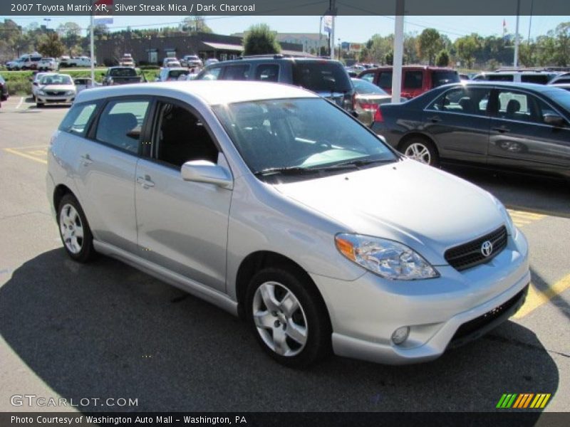 Silver Streak Mica / Dark Charcoal 2007 Toyota Matrix XR