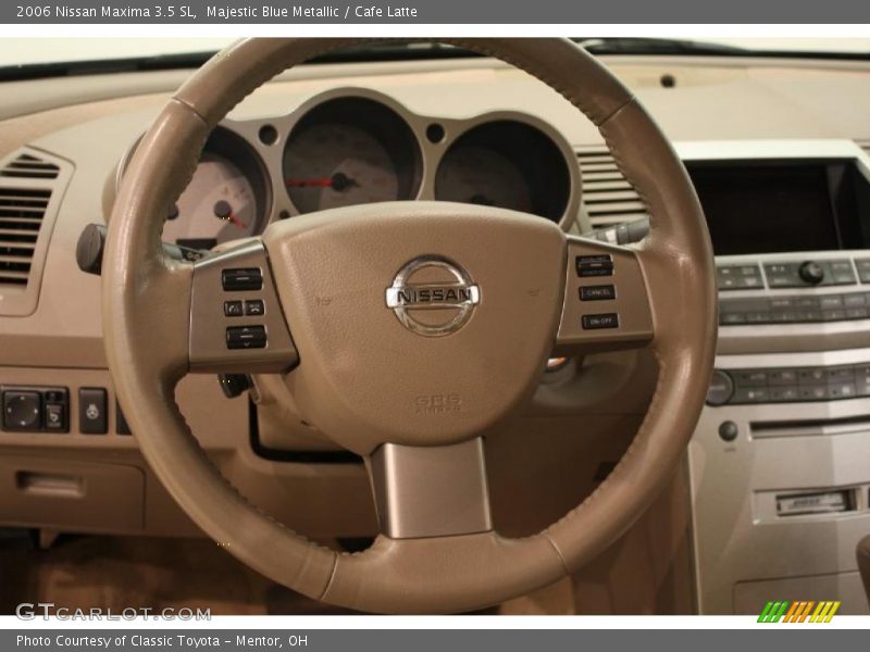 Majestic Blue Metallic / Cafe Latte 2006 Nissan Maxima 3.5 SL