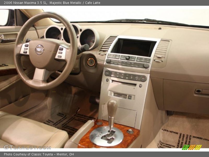 Majestic Blue Metallic / Cafe Latte 2006 Nissan Maxima 3.5 SL