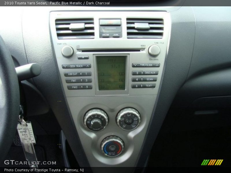 Controls of 2010 Yaris Sedan