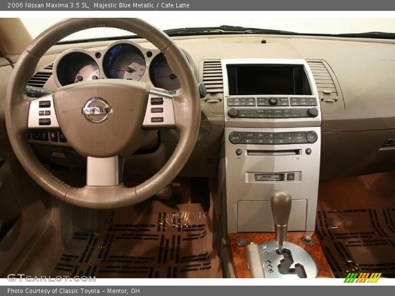 Majestic Blue Metallic / Cafe Latte 2006 Nissan Maxima 3.5 SL