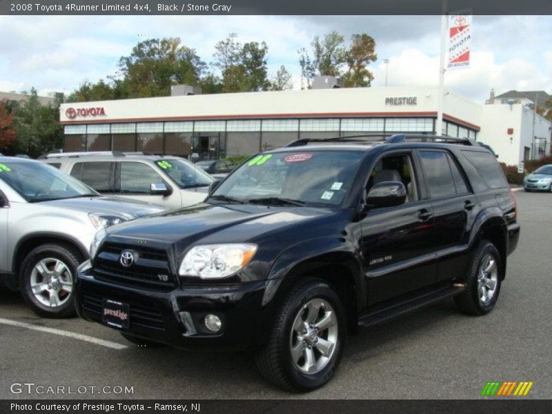 Black / Stone Gray 2008 Toyota 4Runner Limited 4x4