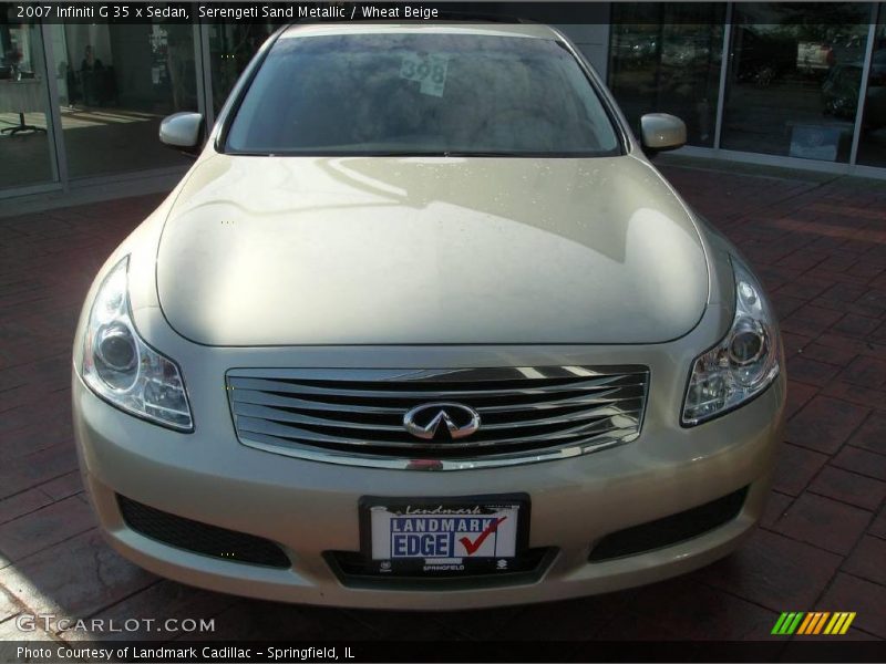 Serengeti Sand Metallic / Wheat Beige 2007 Infiniti G 35 x Sedan