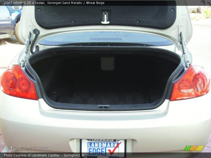 Serengeti Sand Metallic / Wheat Beige 2007 Infiniti G 35 x Sedan
