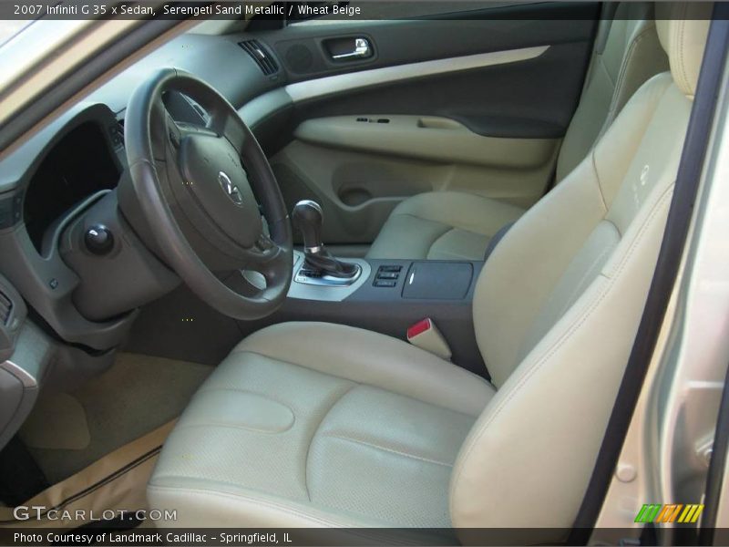 Serengeti Sand Metallic / Wheat Beige 2007 Infiniti G 35 x Sedan