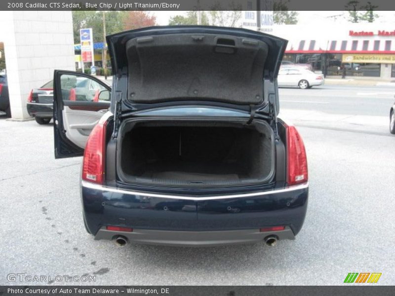 Blue Chip / Light Titanium/Ebony 2008 Cadillac CTS Sedan