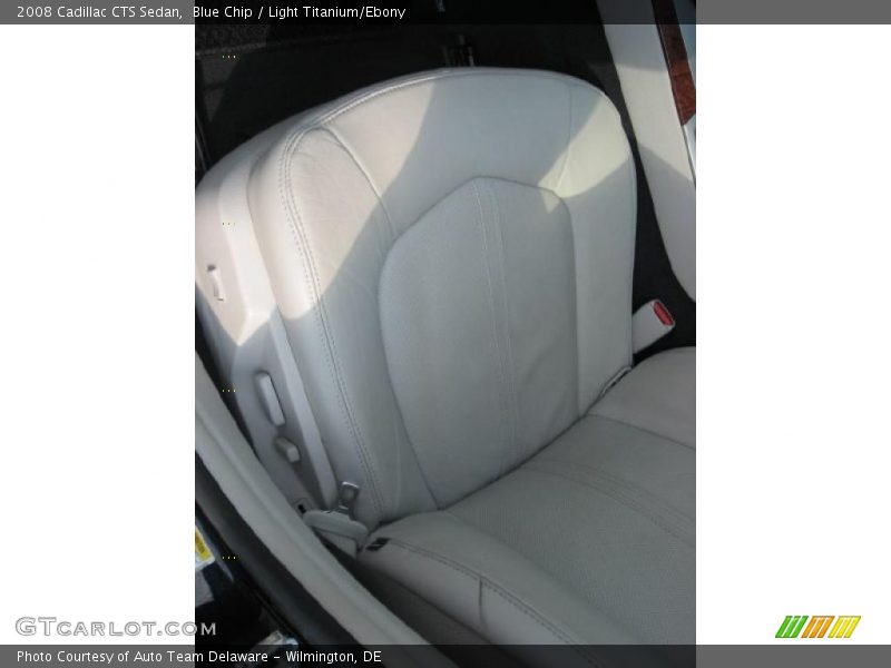 Blue Chip / Light Titanium/Ebony 2008 Cadillac CTS Sedan