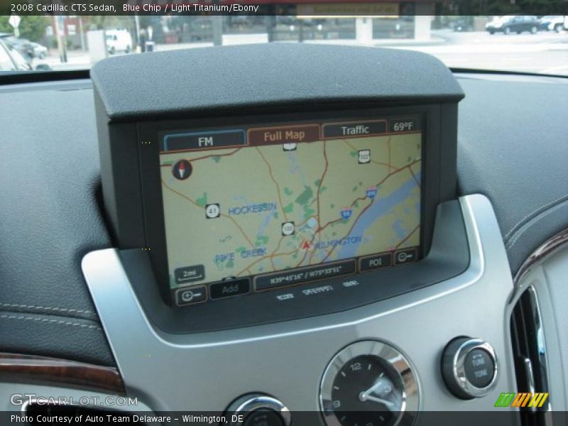 Navigation of 2008 CTS Sedan