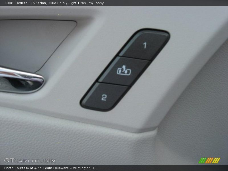 Blue Chip / Light Titanium/Ebony 2008 Cadillac CTS Sedan