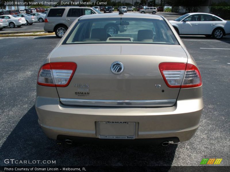 Dune Pearl Metallic / Camel 2008 Mercury Milan V6 Premier