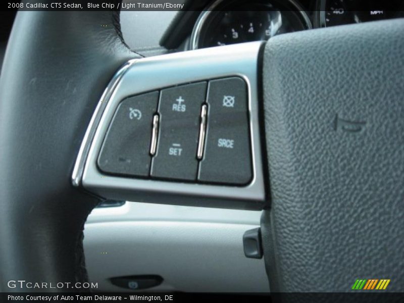 Blue Chip / Light Titanium/Ebony 2008 Cadillac CTS Sedan