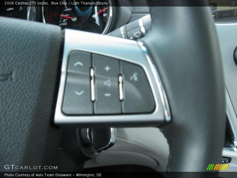 Blue Chip / Light Titanium/Ebony 2008 Cadillac CTS Sedan