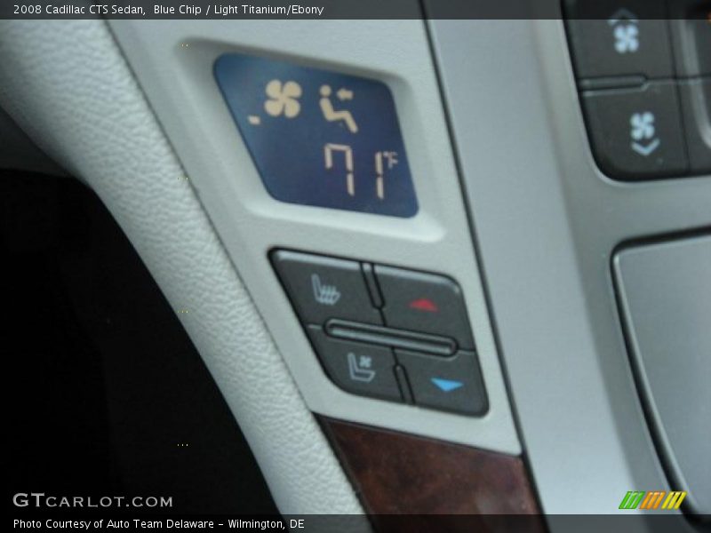 Blue Chip / Light Titanium/Ebony 2008 Cadillac CTS Sedan