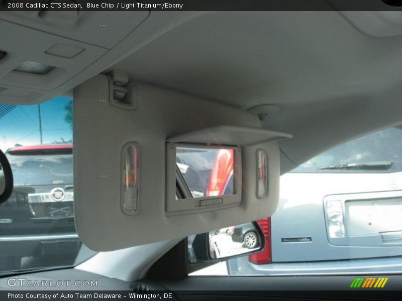 Blue Chip / Light Titanium/Ebony 2008 Cadillac CTS Sedan