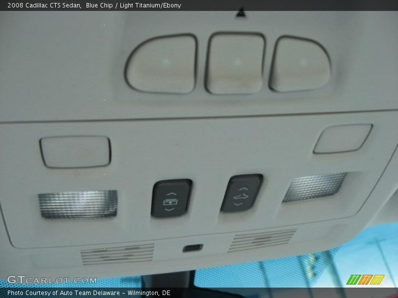 Blue Chip / Light Titanium/Ebony 2008 Cadillac CTS Sedan