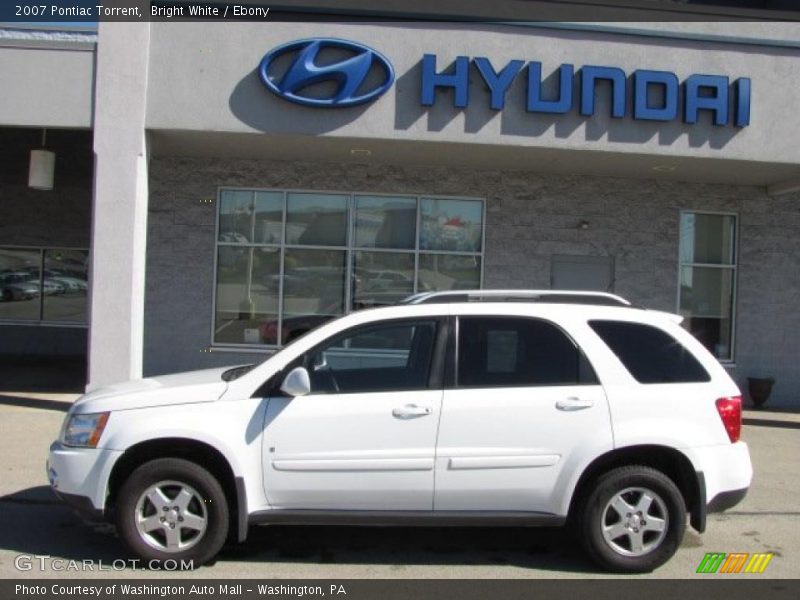 Bright White / Ebony 2007 Pontiac Torrent