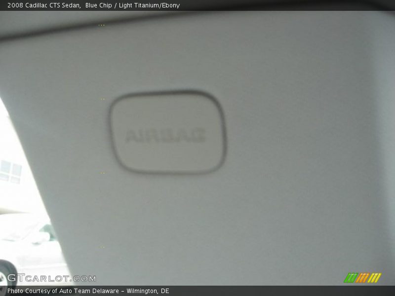 Blue Chip / Light Titanium/Ebony 2008 Cadillac CTS Sedan