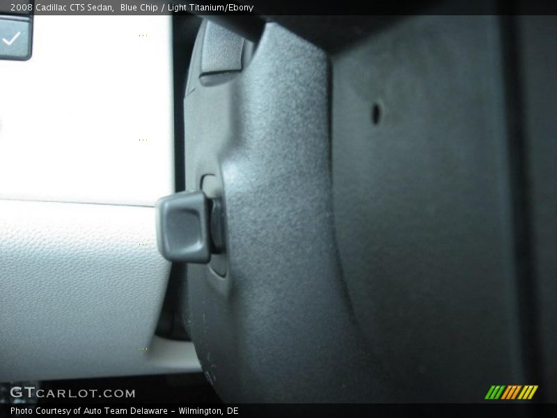 Blue Chip / Light Titanium/Ebony 2008 Cadillac CTS Sedan