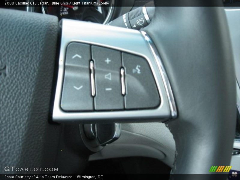 Blue Chip / Light Titanium/Ebony 2008 Cadillac CTS Sedan