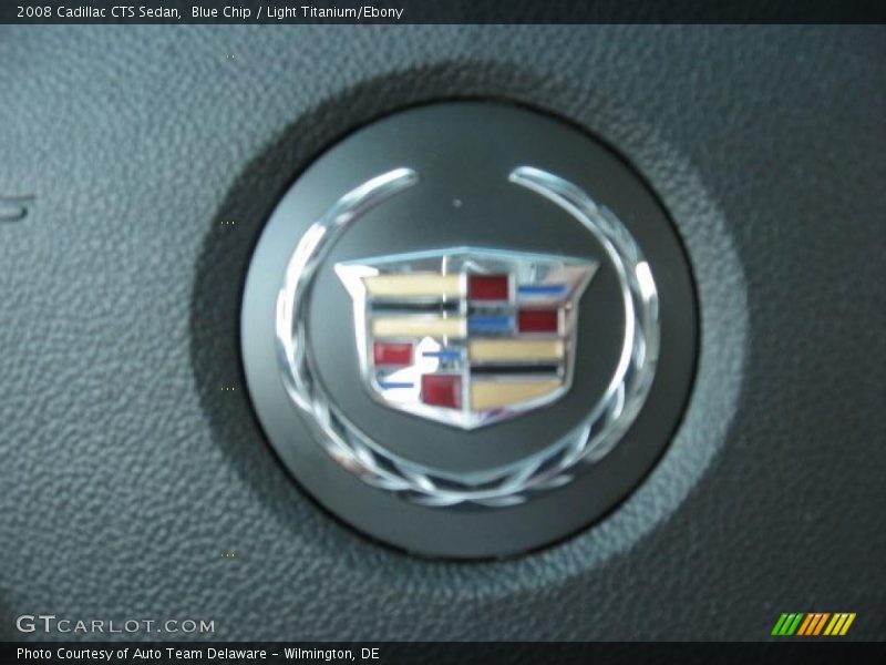 Blue Chip / Light Titanium/Ebony 2008 Cadillac CTS Sedan