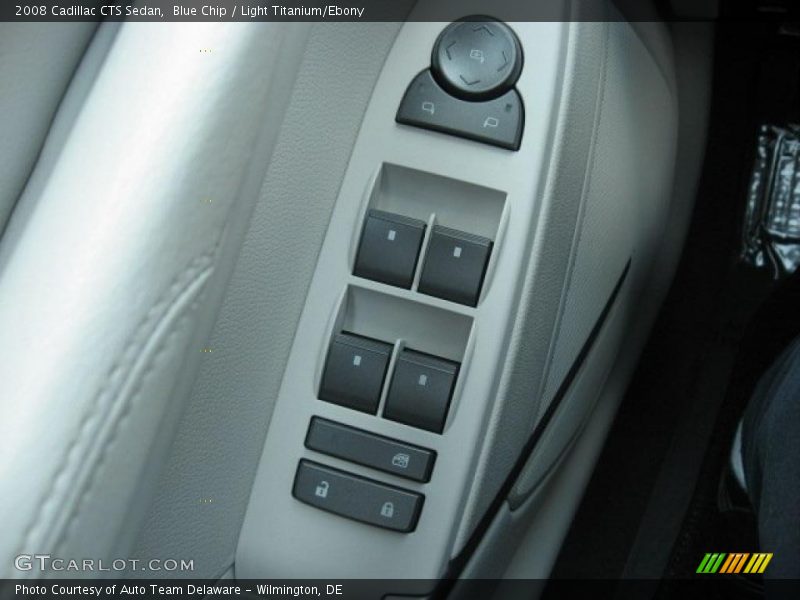 Blue Chip / Light Titanium/Ebony 2008 Cadillac CTS Sedan