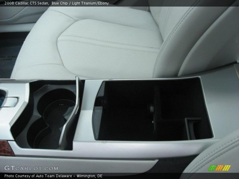 Blue Chip / Light Titanium/Ebony 2008 Cadillac CTS Sedan
