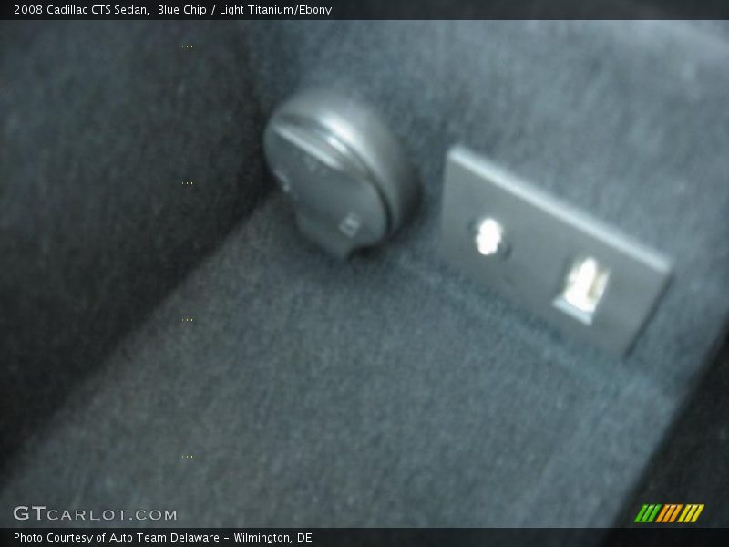 Blue Chip / Light Titanium/Ebony 2008 Cadillac CTS Sedan