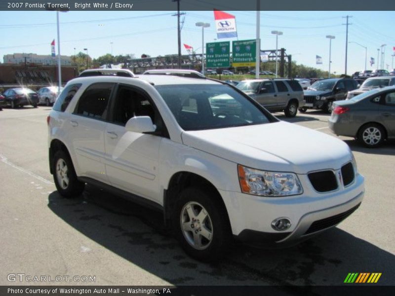 Bright White / Ebony 2007 Pontiac Torrent