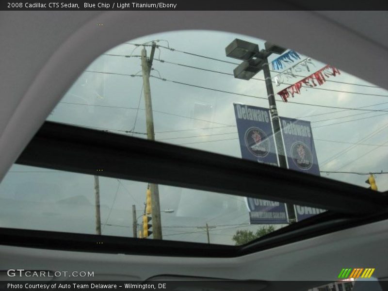 Blue Chip / Light Titanium/Ebony 2008 Cadillac CTS Sedan