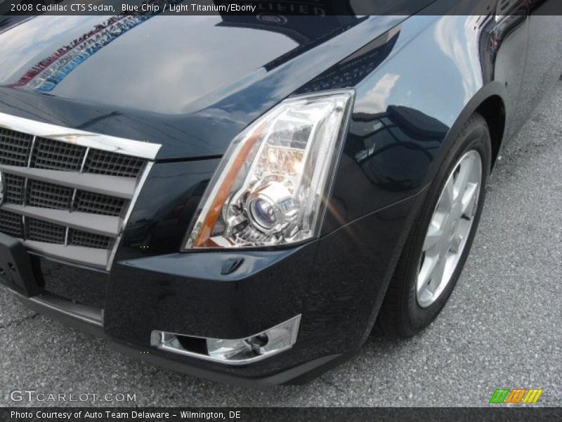 Blue Chip / Light Titanium/Ebony 2008 Cadillac CTS Sedan