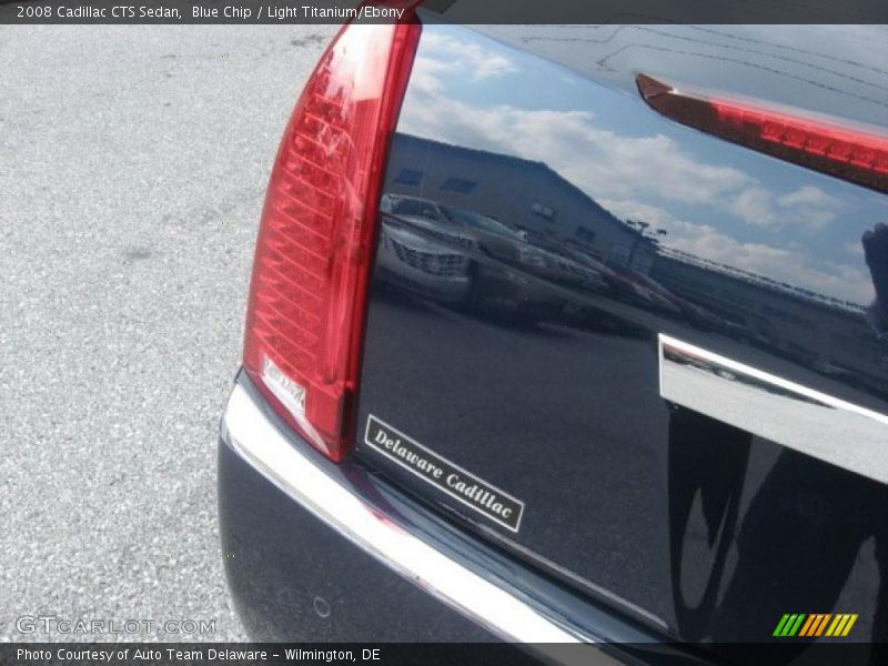 Blue Chip / Light Titanium/Ebony 2008 Cadillac CTS Sedan