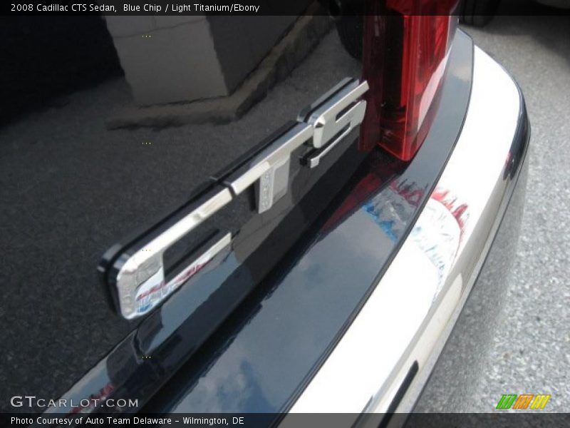Blue Chip / Light Titanium/Ebony 2008 Cadillac CTS Sedan