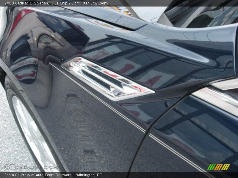 Blue Chip / Light Titanium/Ebony 2008 Cadillac CTS Sedan