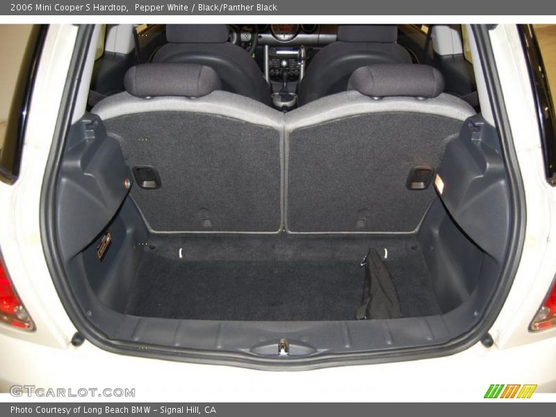 Pepper White / Black/Panther Black 2006 Mini Cooper S Hardtop