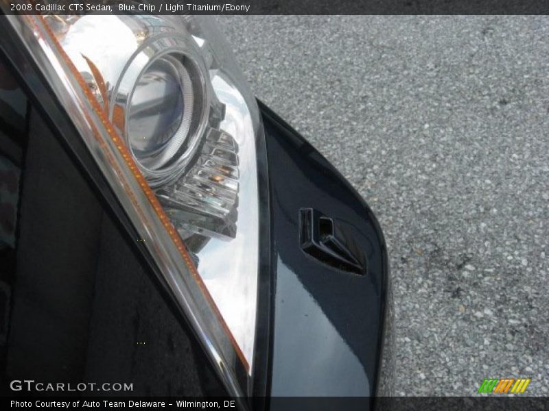 Blue Chip / Light Titanium/Ebony 2008 Cadillac CTS Sedan