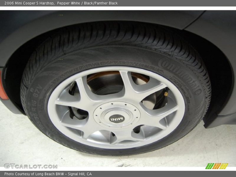 Pepper White / Black/Panther Black 2006 Mini Cooper S Hardtop