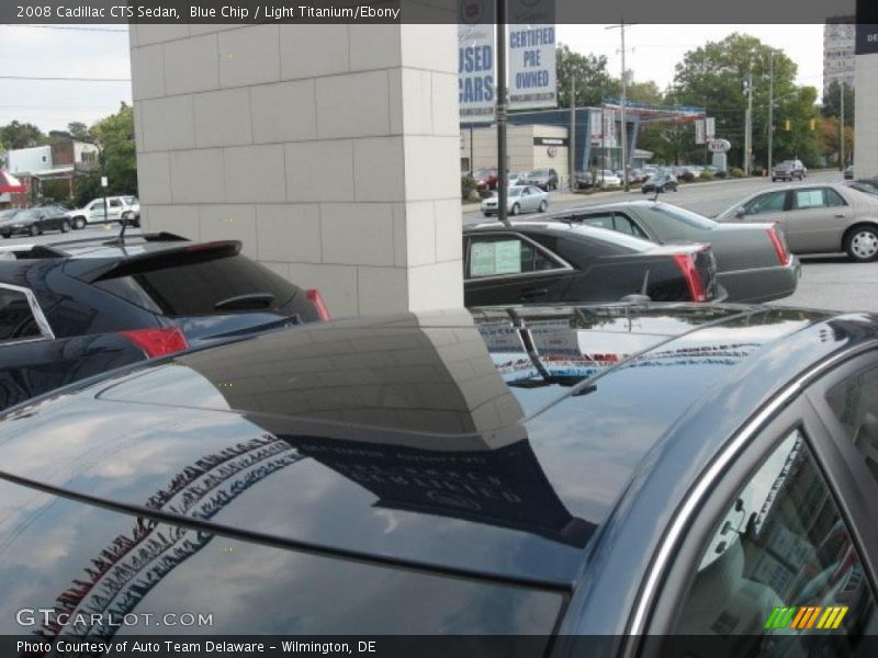 Blue Chip / Light Titanium/Ebony 2008 Cadillac CTS Sedan