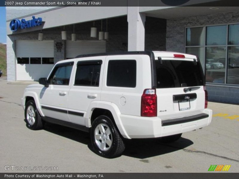 Stone White / Khaki 2007 Jeep Commander Sport 4x4