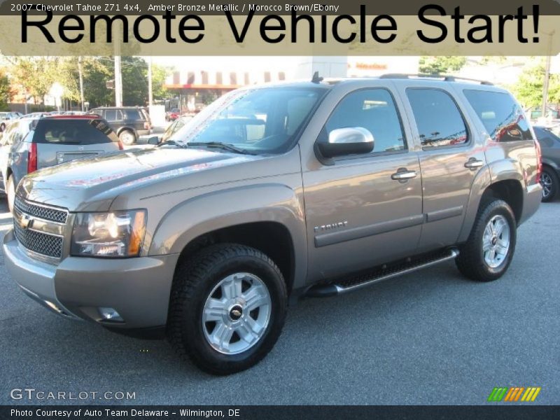 Amber Bronze Metallic / Morocco Brown/Ebony 2007 Chevrolet Tahoe Z71 4x4