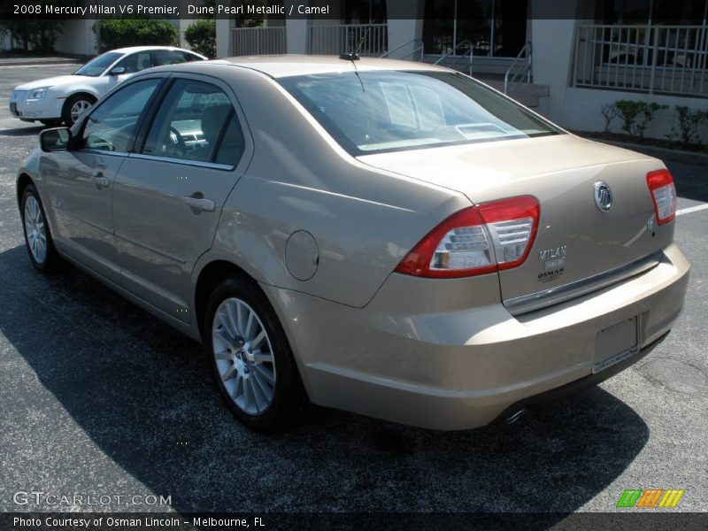 Dune Pearl Metallic / Camel 2008 Mercury Milan V6 Premier